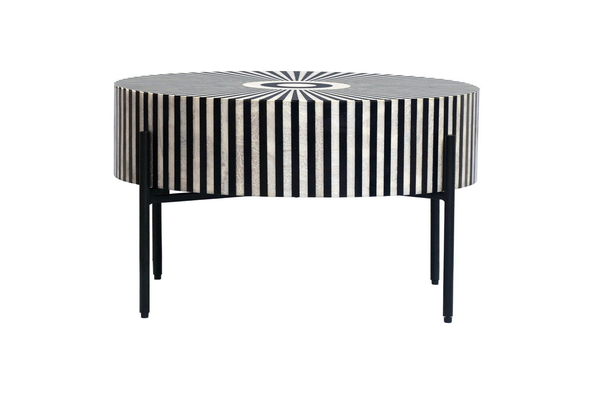 Couchtisch Knocheneinlage HAMONY NATURE 65cm