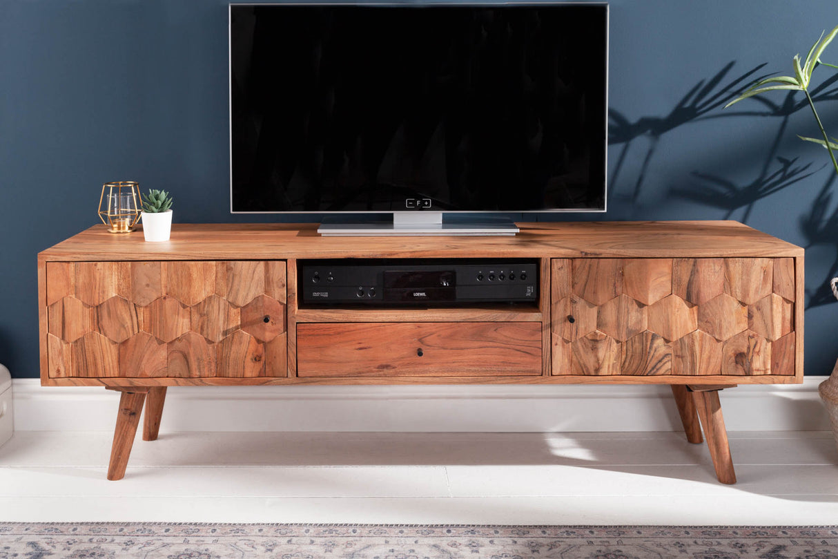 TV-Board MYSTIC LIVING 140cm acacia wood