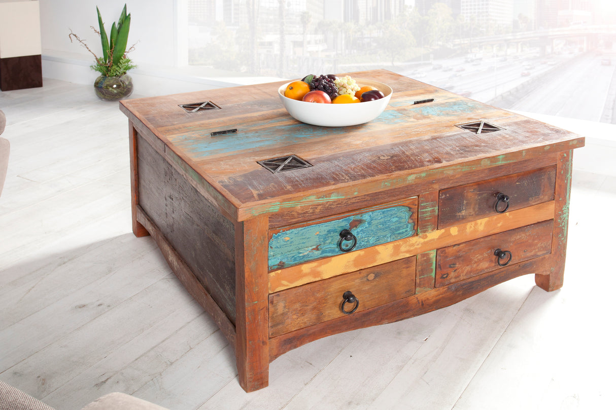 Couchtisch JAKARTA 70cm Recyclingholz