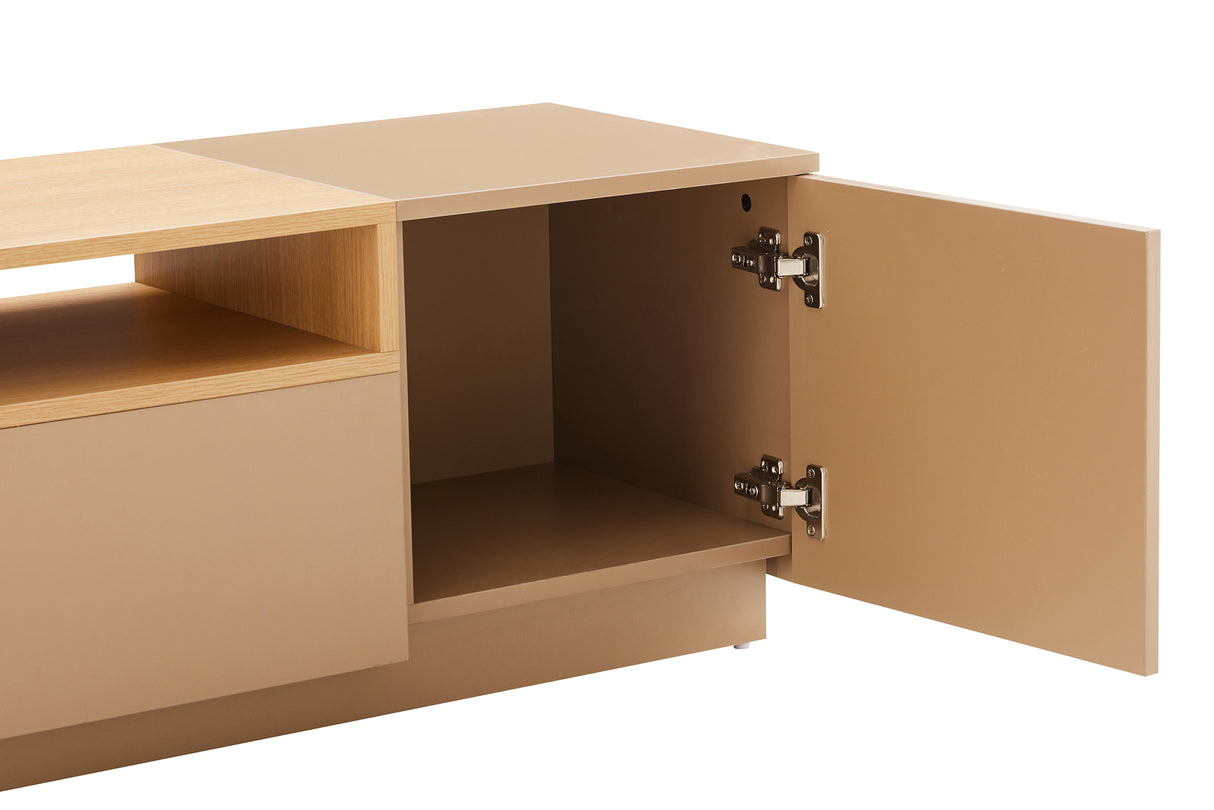 TV-Platte LOFT 160 cm naturgrau
