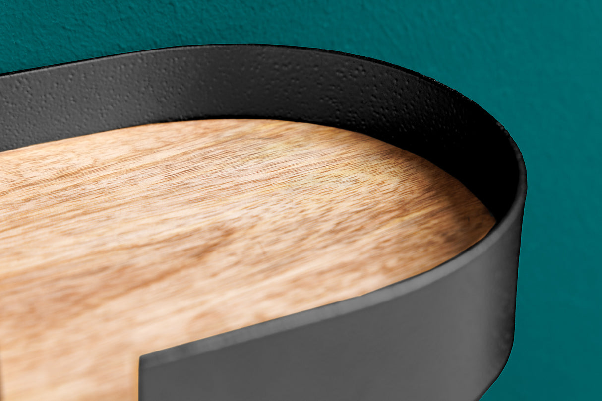 Wall shelf PURE NATURE 40-60cm set of 2 mango wood