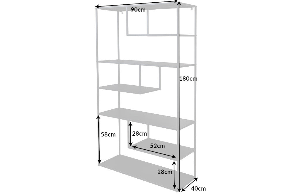 Shelf DURA STEEL 180cm black