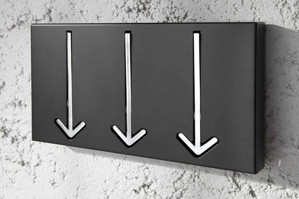 Wall coatrack ARROW 3s black