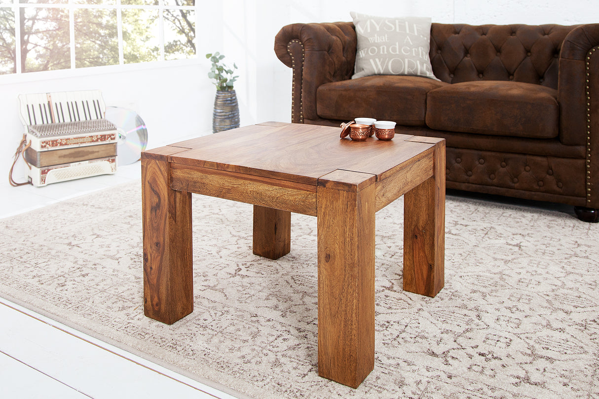 Couchtisch MAKASSAR 60cm Sheesham