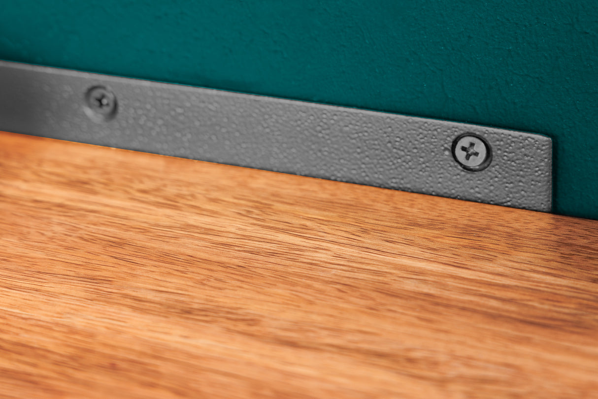 Wall shelf PURE NATURE 40-60cm set of 2 mango wood