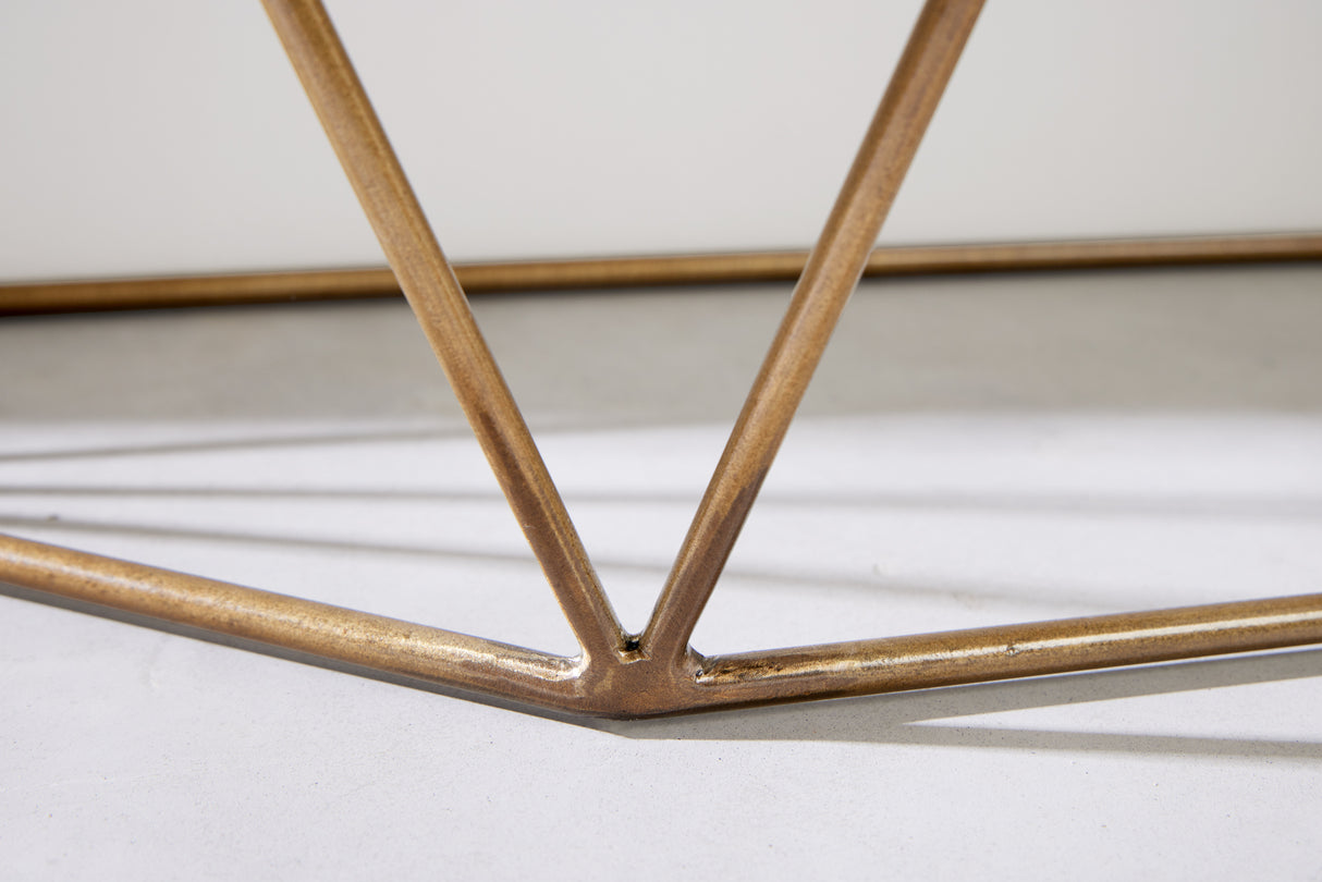 Console DIAMOND 90cm mango wood plate