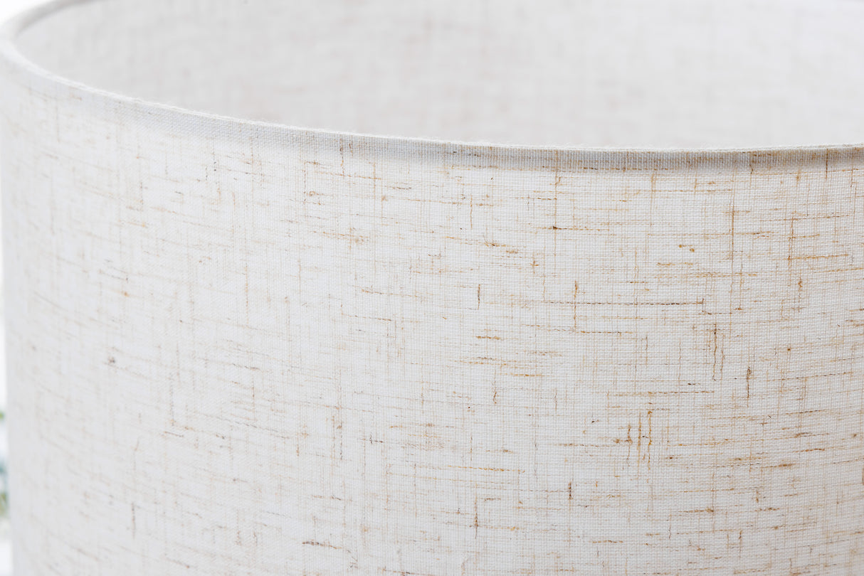 Lampenschirm 30x23x30cm Naturleinen für Tischlampe