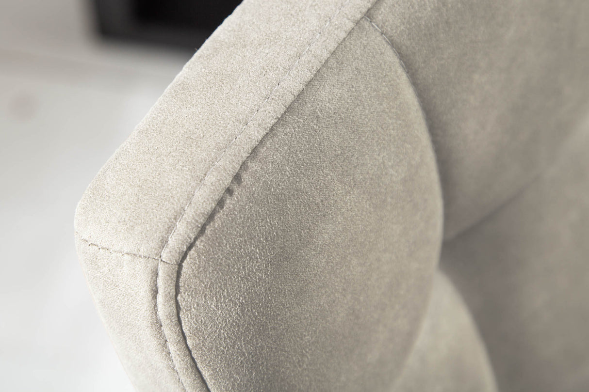 Chair MODENA microfibre light grey