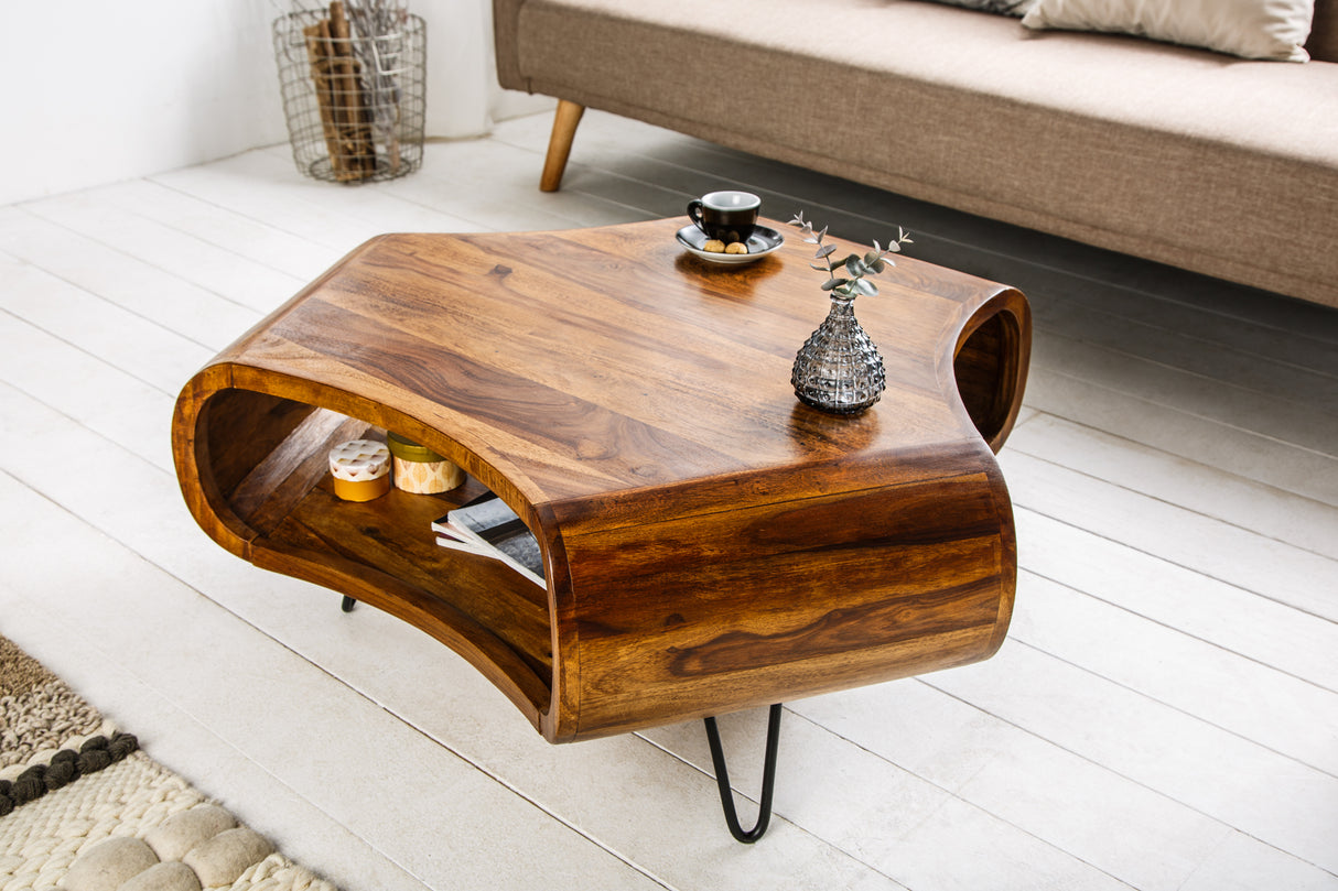 Coffee table ORGANIC LIVING 90cm sheesham wood
