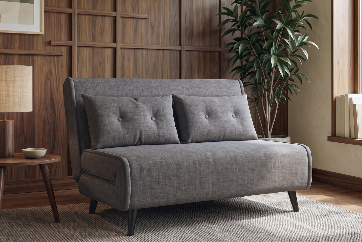 Sleeping chair SMART MULTIFUNCTION 140cm velvet grey