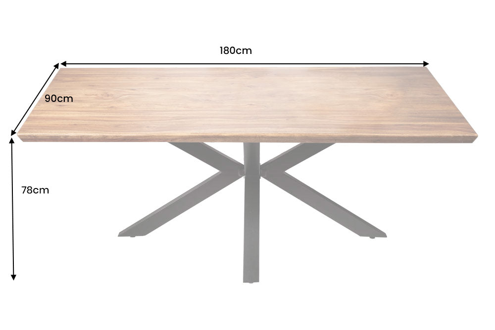 Dining table GALAXIE II 180cm sheesham wood