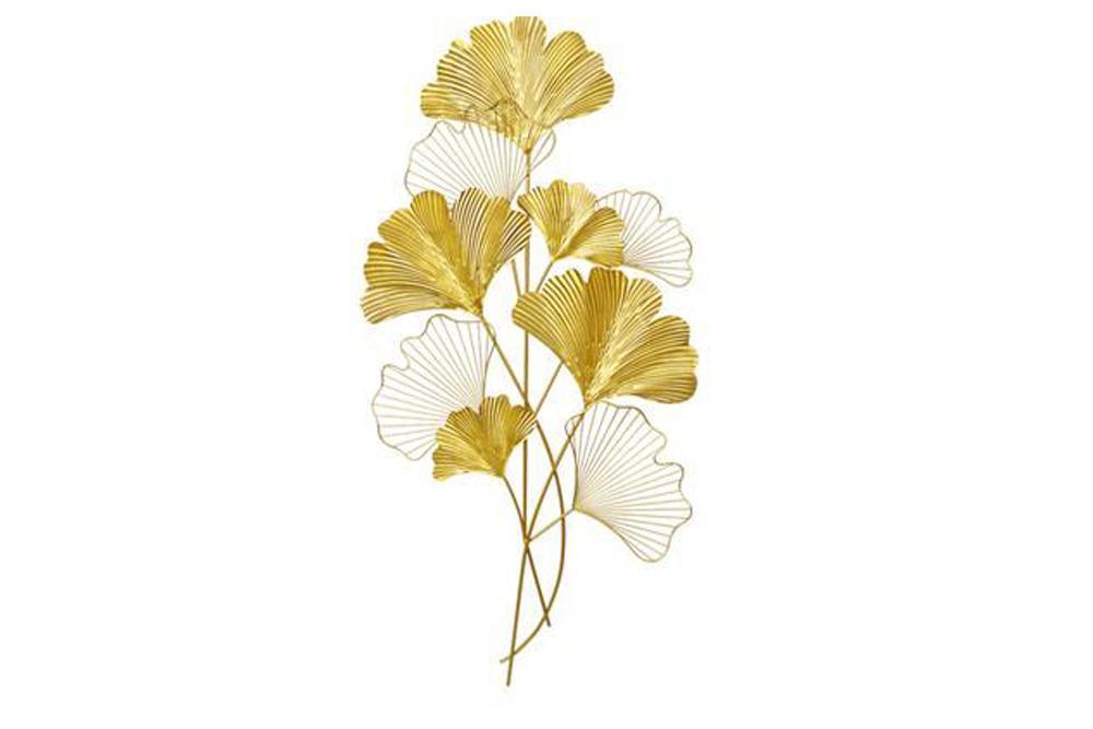 B-Wall decoration GINKGO 150cm gold