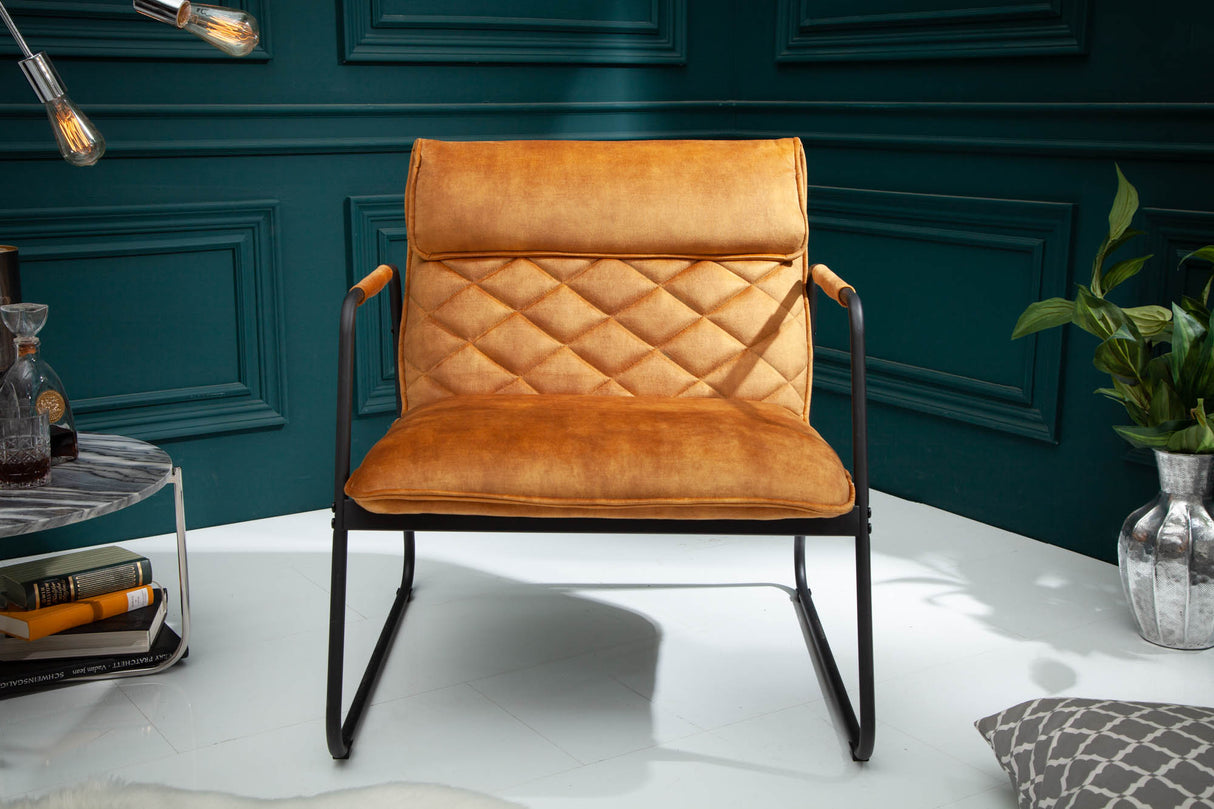 Sitz MUSTANG LOUNGER Samt senfgelb