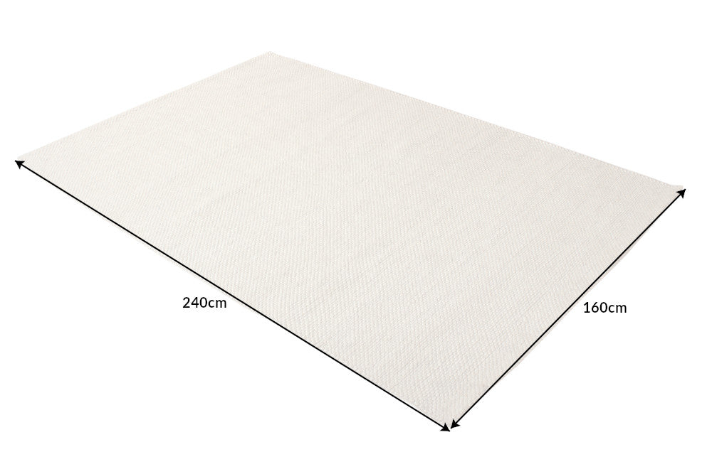 Teppich WOLLE 160x240cm beige