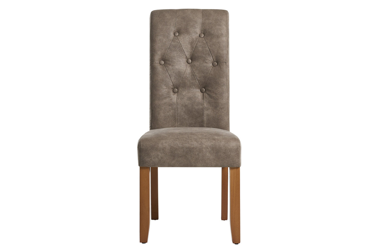 Sessel CASA mit Nackenrolle Mikrofaser taupe