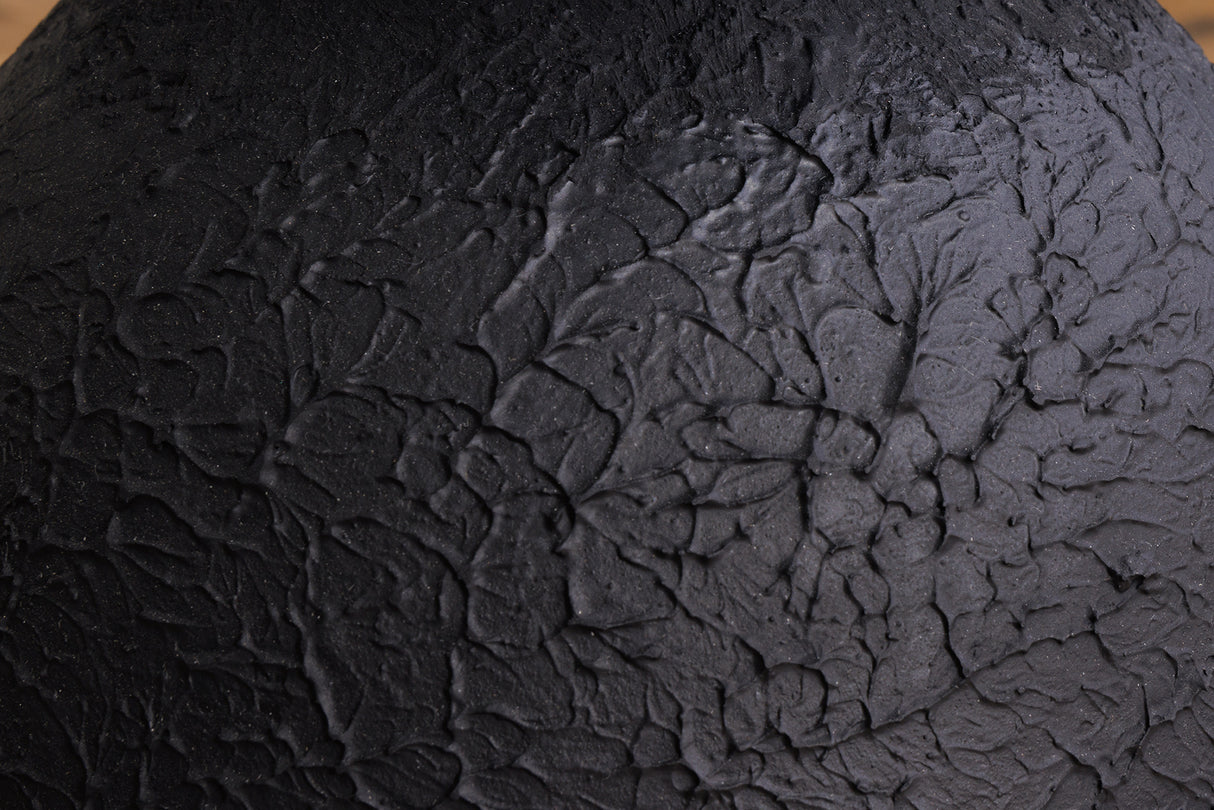 Vase SANDGLASS L 55cm Eisen schwarz