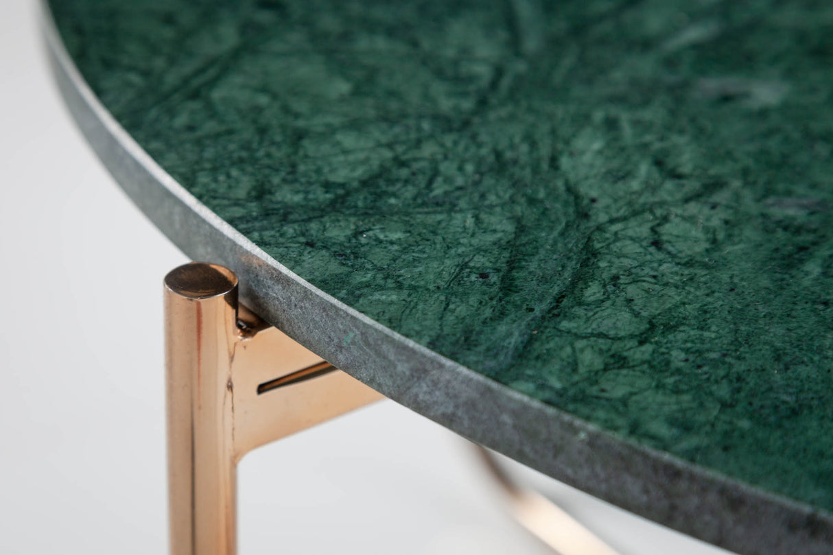 Couchtisch NOBLE 65cm Marmor grün mit abnehmbarer Platte