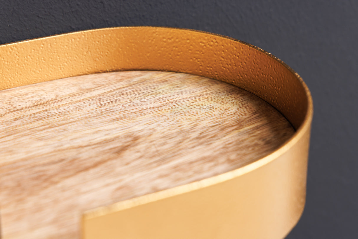 Wall shelf PURE NATURE 40-60cm set of 2 mango wood