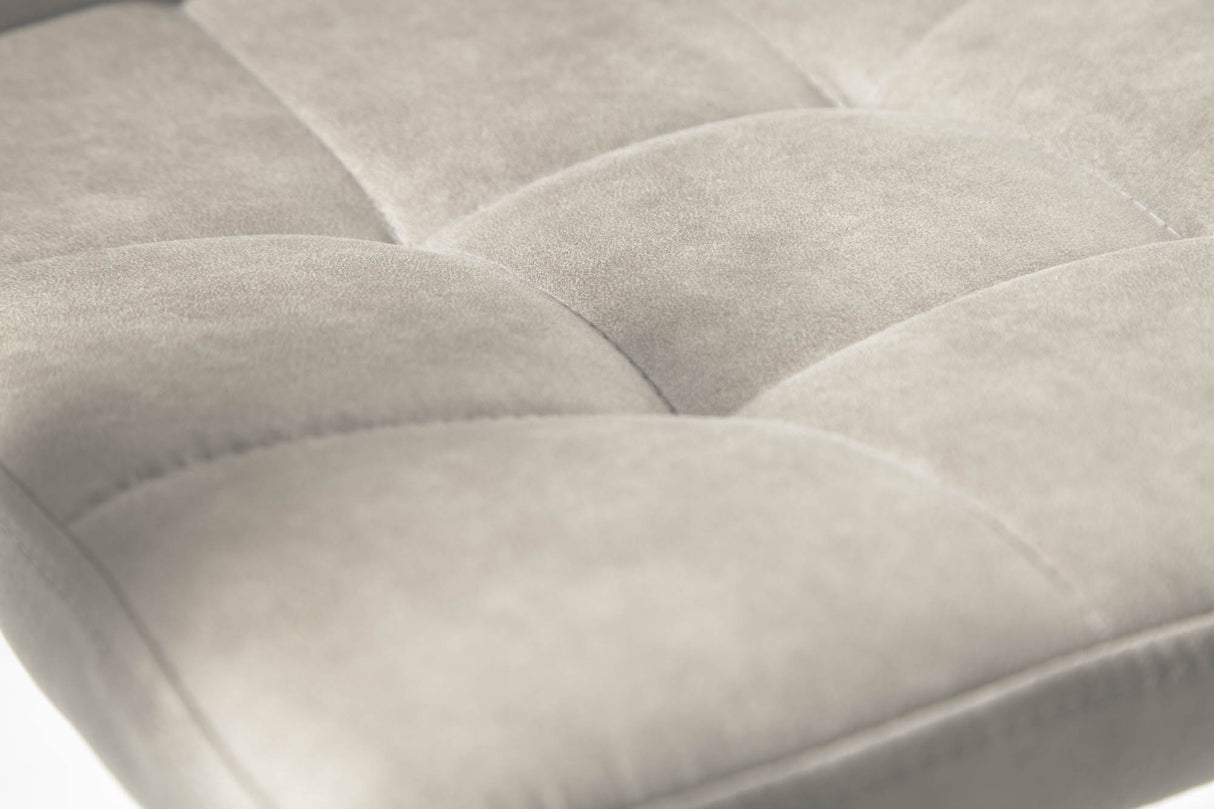 Chair MODENA microfibre light grey