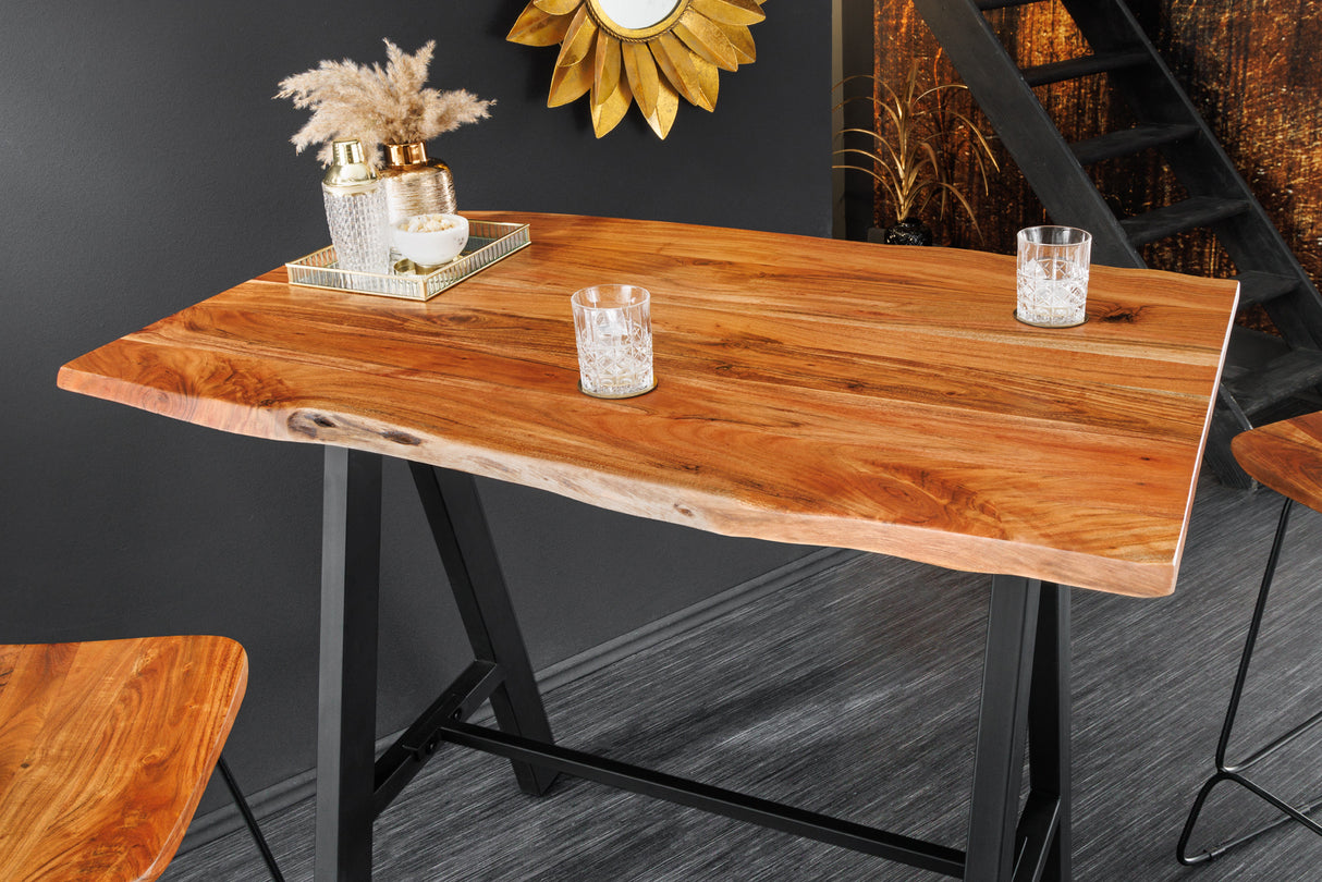 Bar table MAMMUT 120cm 25mm acacia wood