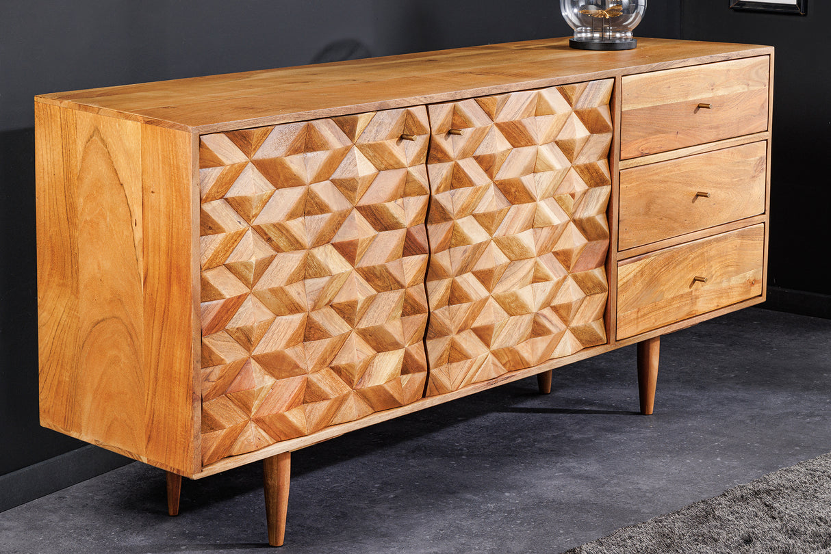 Sideboard ALPINE 145cm acacia honey finish