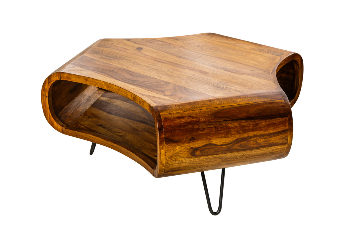 Coffee table ORGANIC LIVING 90cm sheesham wood