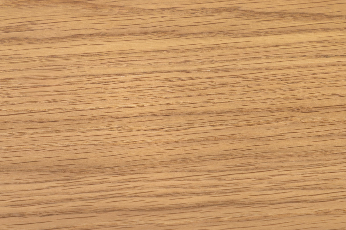 Office desk ATELIER 120cm natural oak wood look w/ black metal frame