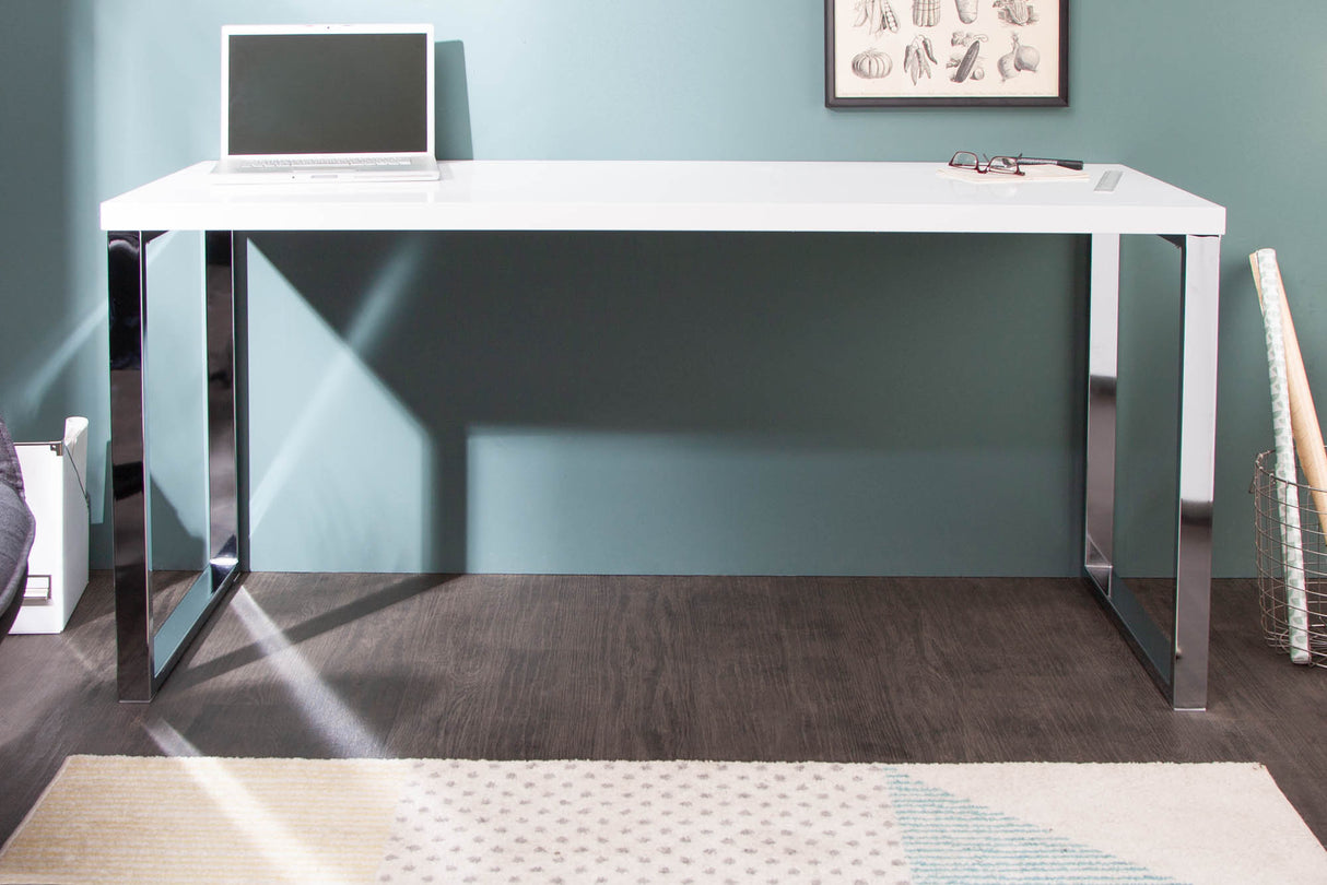 Office desk WHITE DESK 140x60cm white