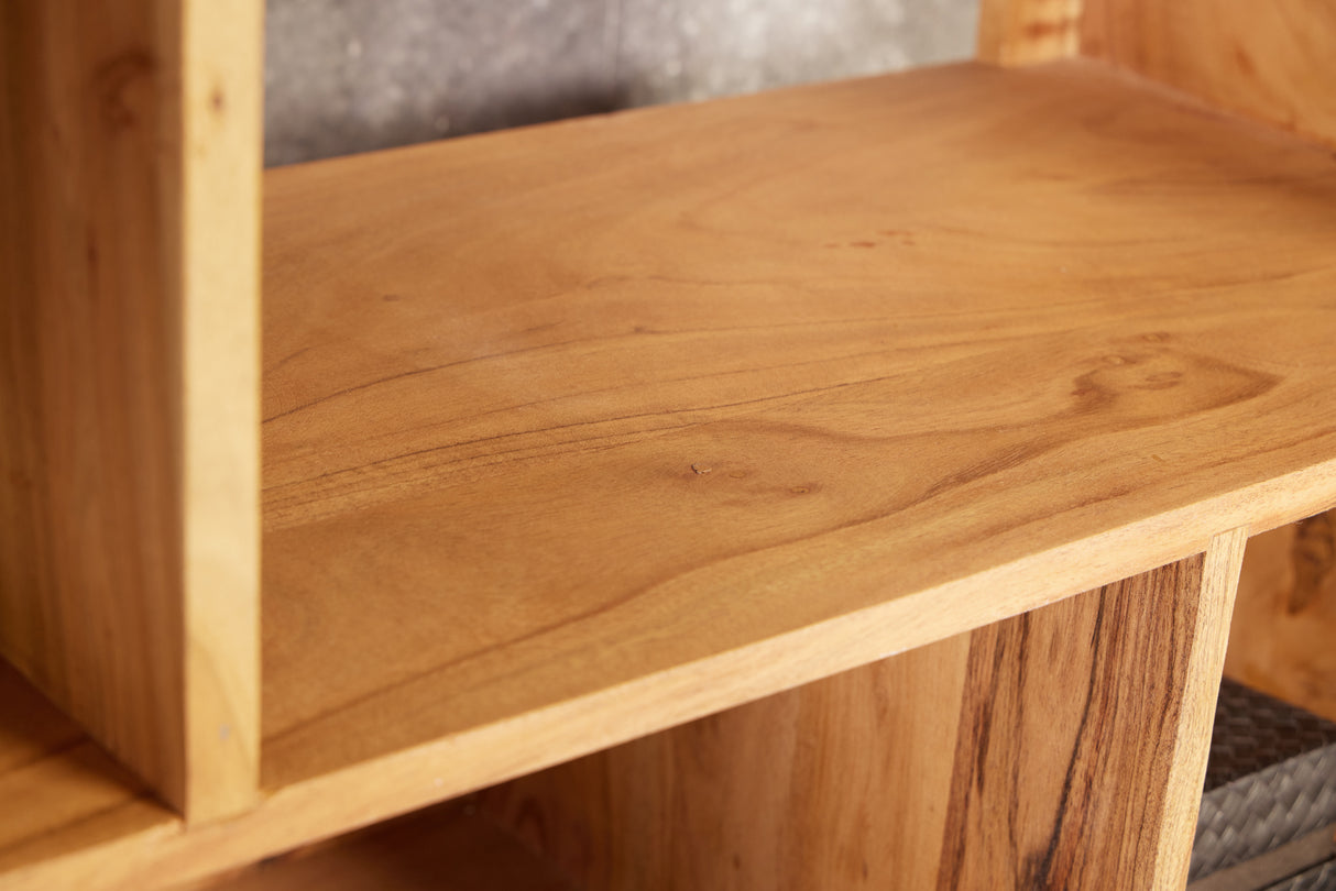 Shelf CUBUS 190x88cm acacia wood honey finish