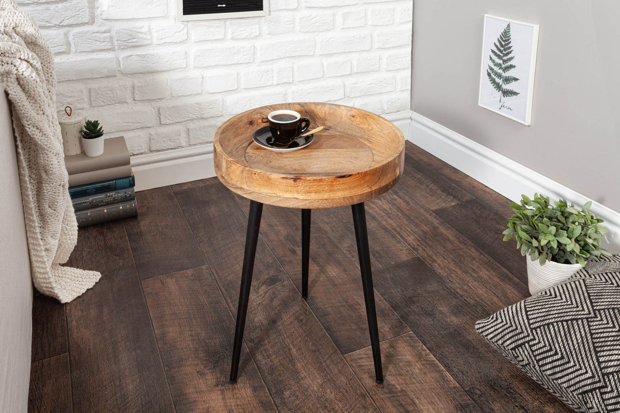 Beistelltisch PURE NATURE 35cm Mangoholz natur
