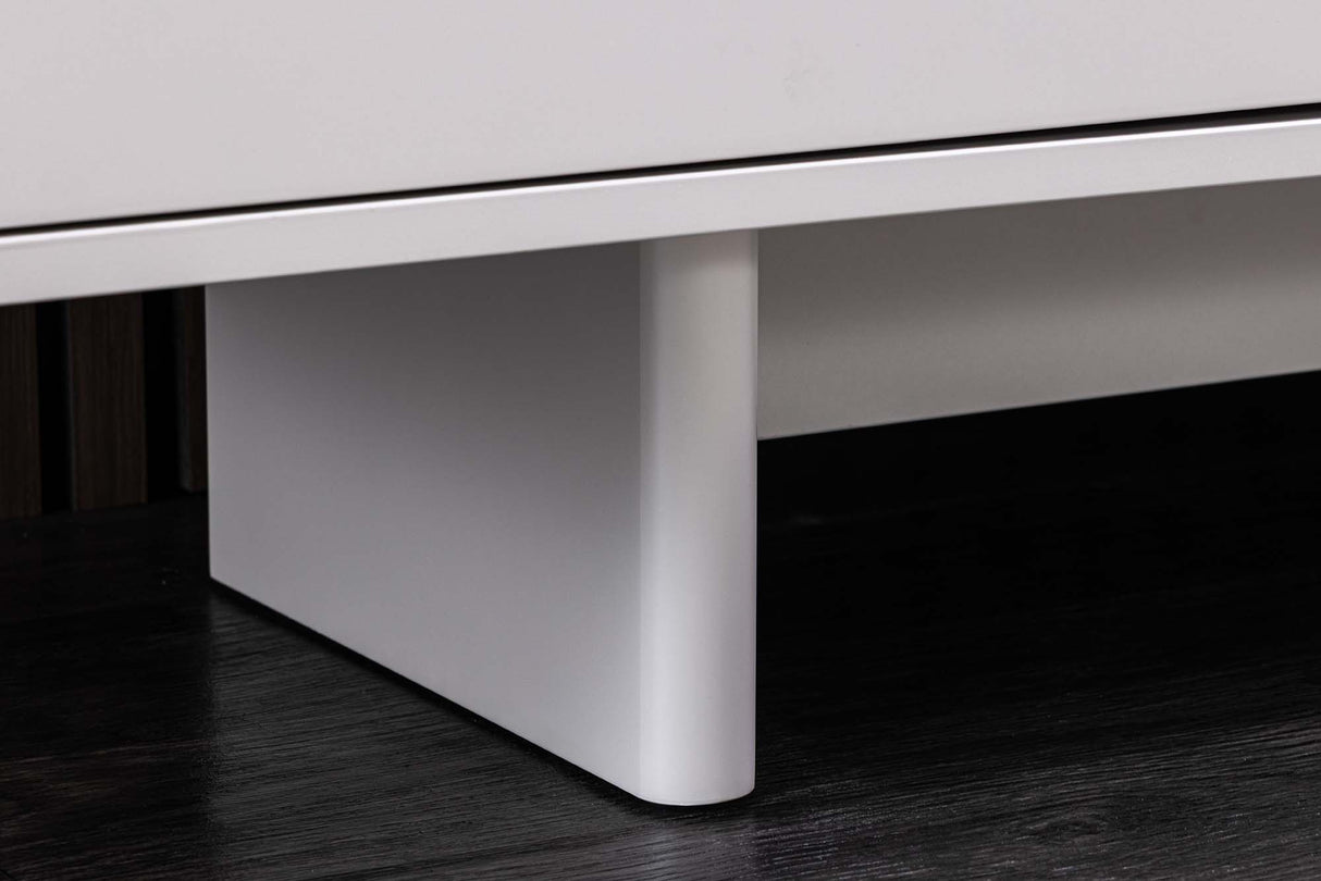 Sideboard SAVOY 180 cm 3D mit weißer Marmorkeramikplatte