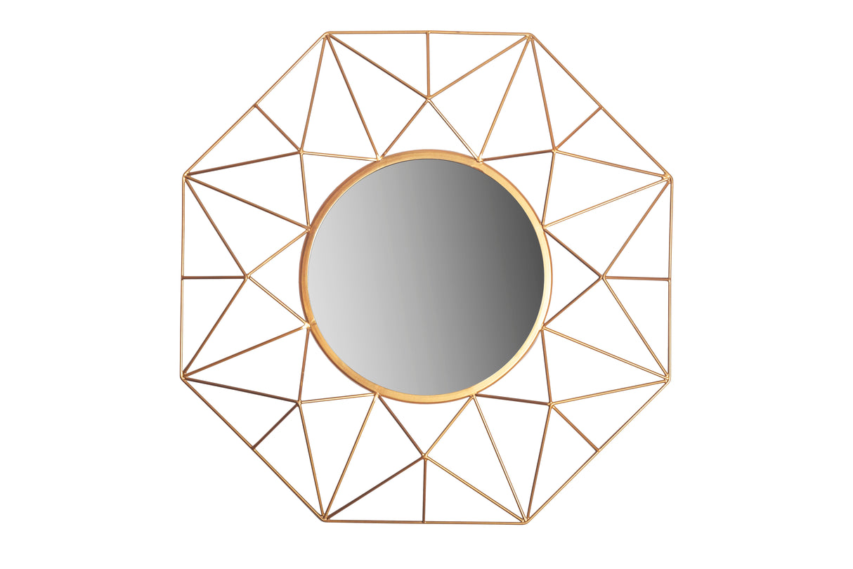 Wandspiegel DIAMOND L 80cm Eisen gold