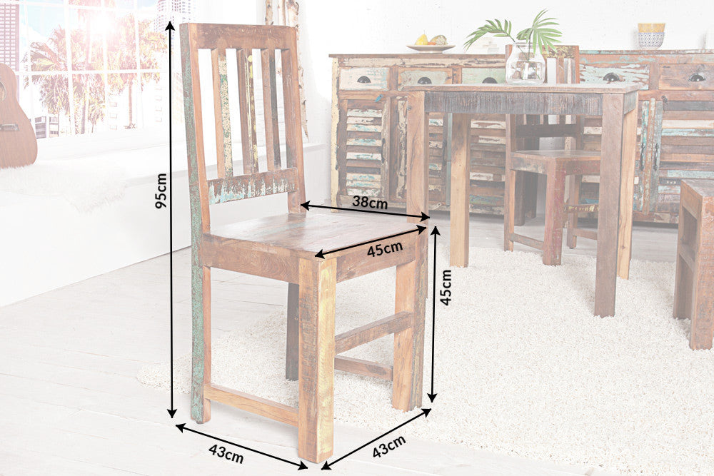 Stuhl JAKARTA 95cm Recyclingholz
