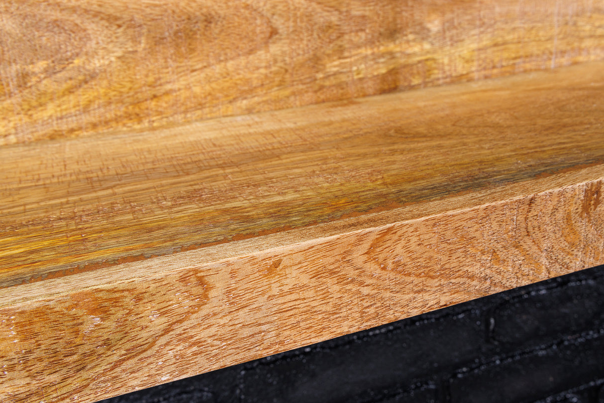 Wall shelf MAKASSAR 110cm natural mango wood