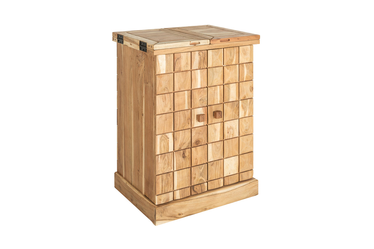 Bar cabinet MOSAICO 130cm acacia wood natural