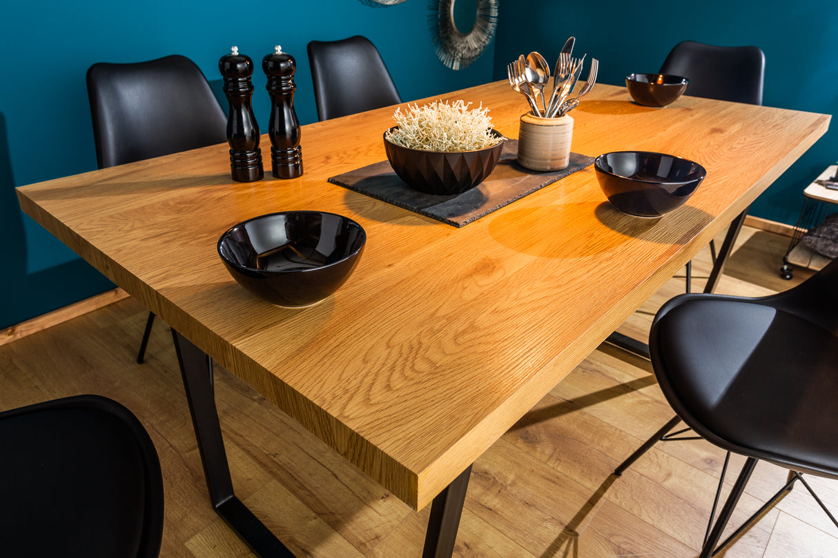 Dining table LOFT 160cm oak natural