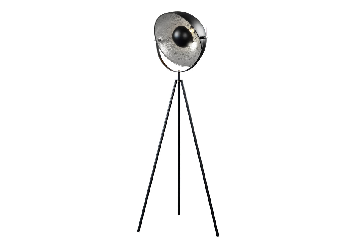 Floor lamp STUDIO 145cm black silver