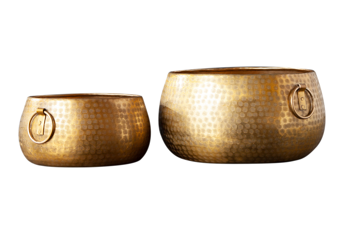 Schale ORIENT 28-40cm 2er Set gold