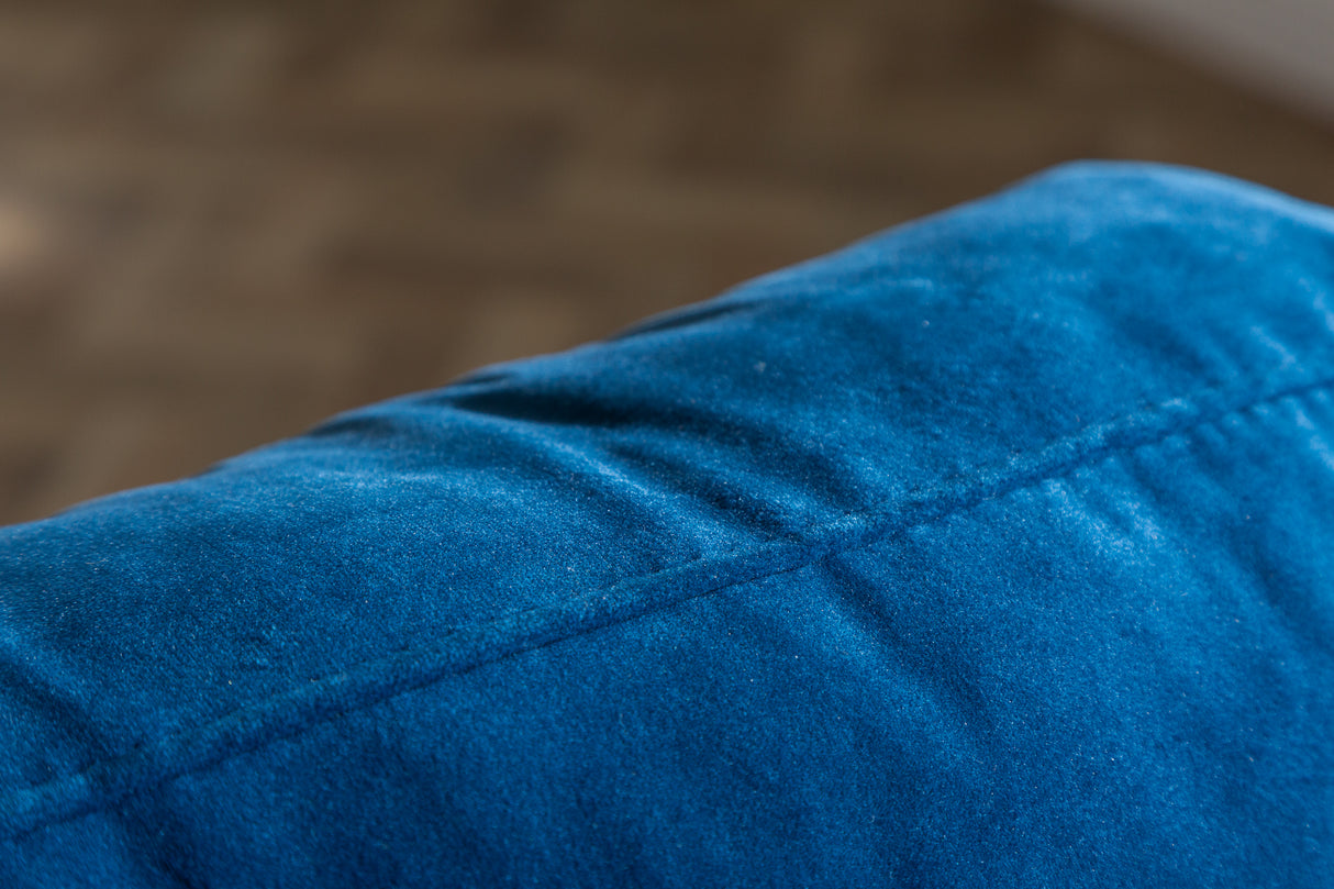 Sofa COZY VELVET 220cm 3-seater velvet teal blue