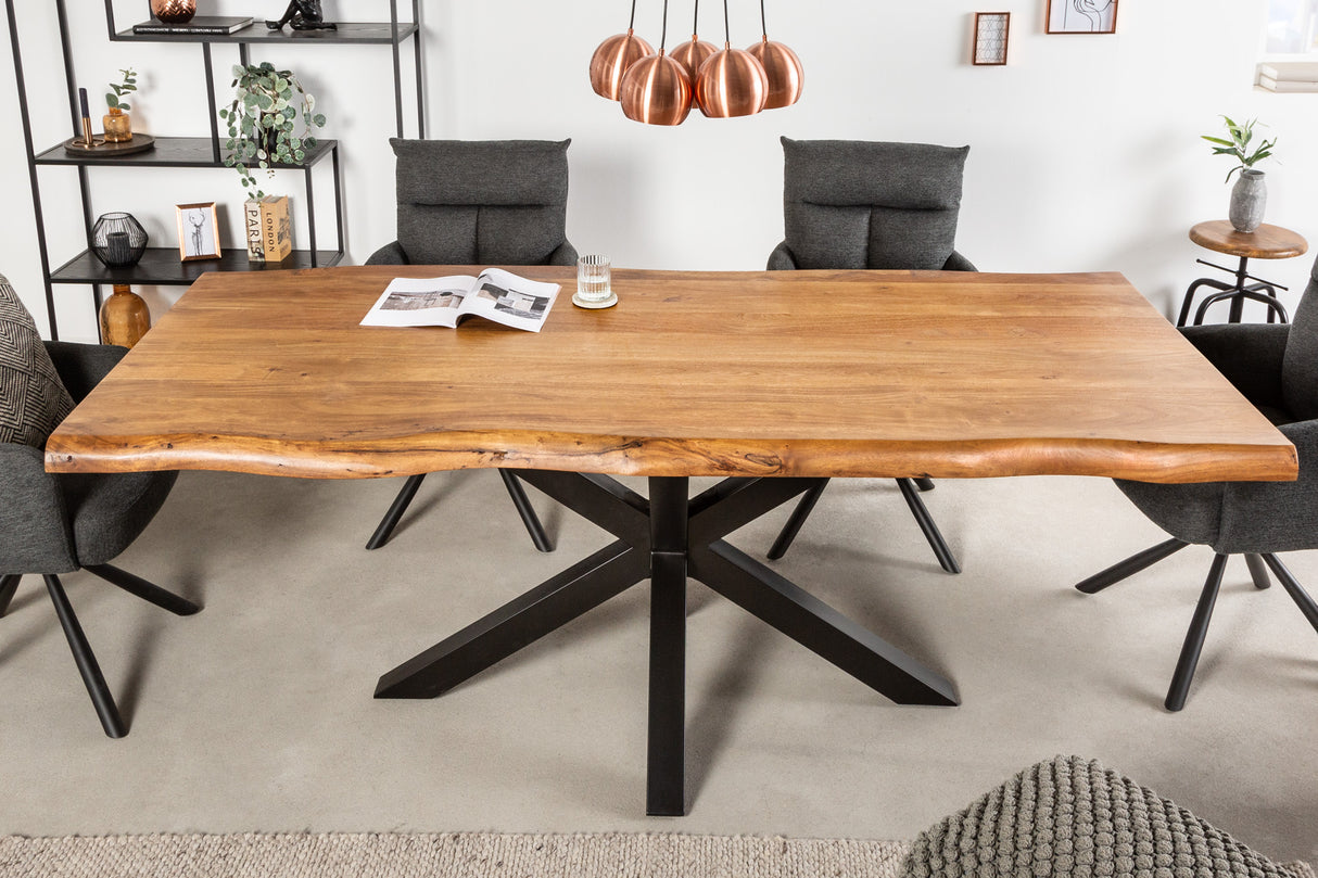 Esstisch MAMMUT NATURE 220cm 60mm Akazienholz natur