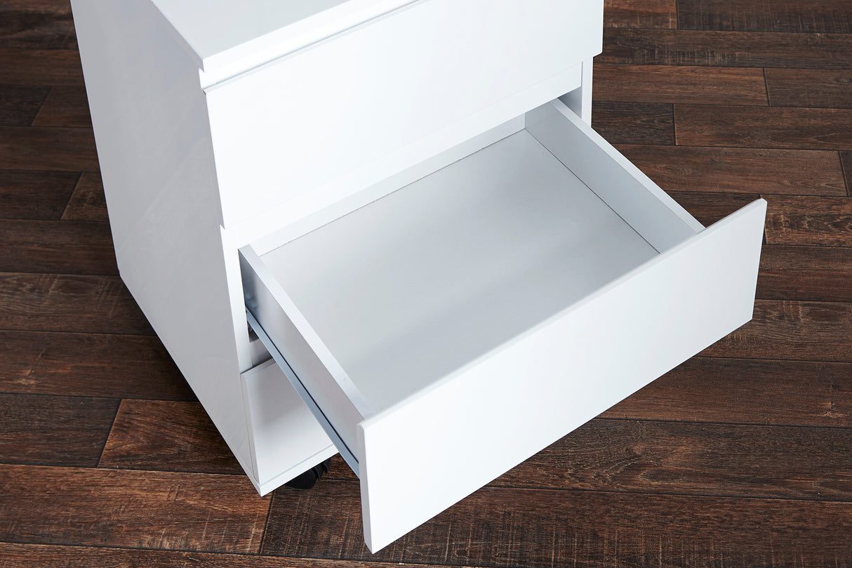 Mobile office pedestal BIG DEAL white