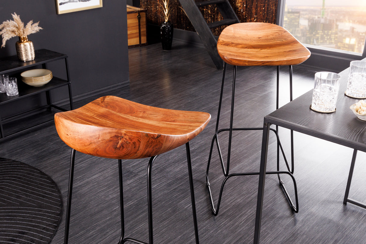 Bar stool MAMMUT 85cm acacia wood