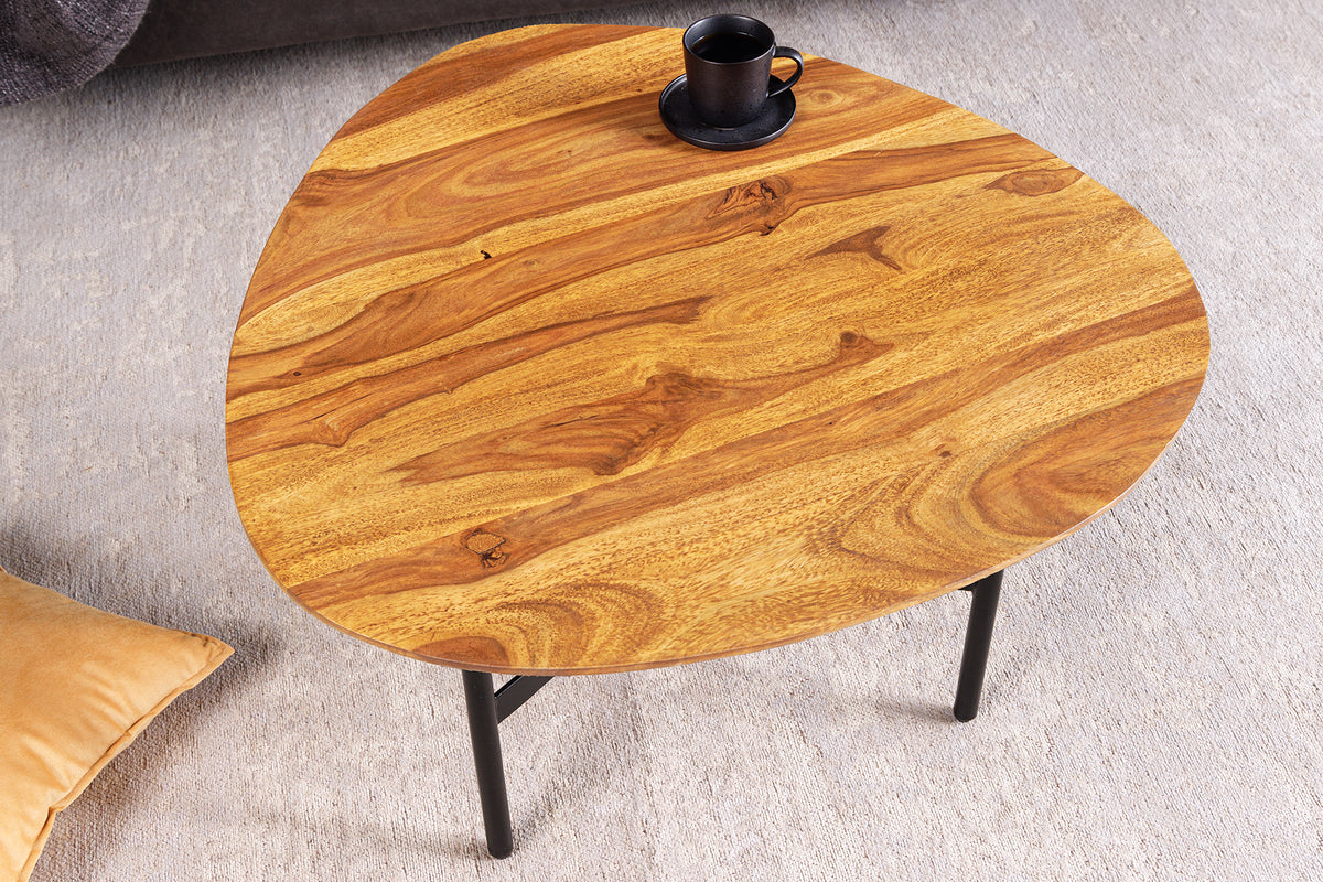 Couchtisch BEAUTY BY NATURE 60cm Sheesham Holz