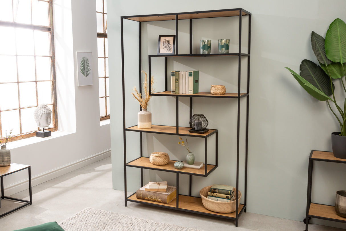 Regal SLIM LINE 185x115cm Wildeiche Holzoptik