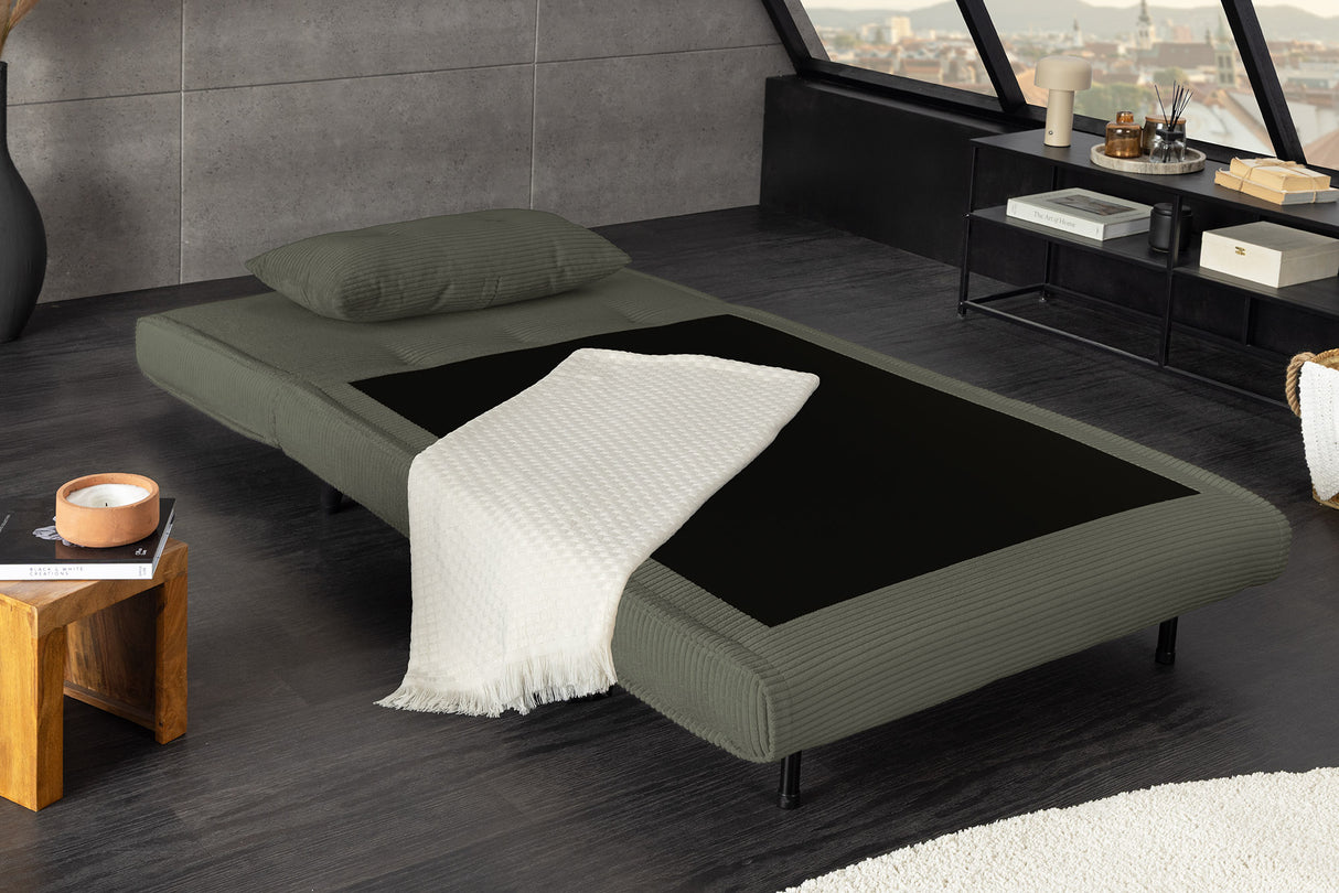 Schlafsessel SMART MULTIFUNCTION 100cm Kordel grün