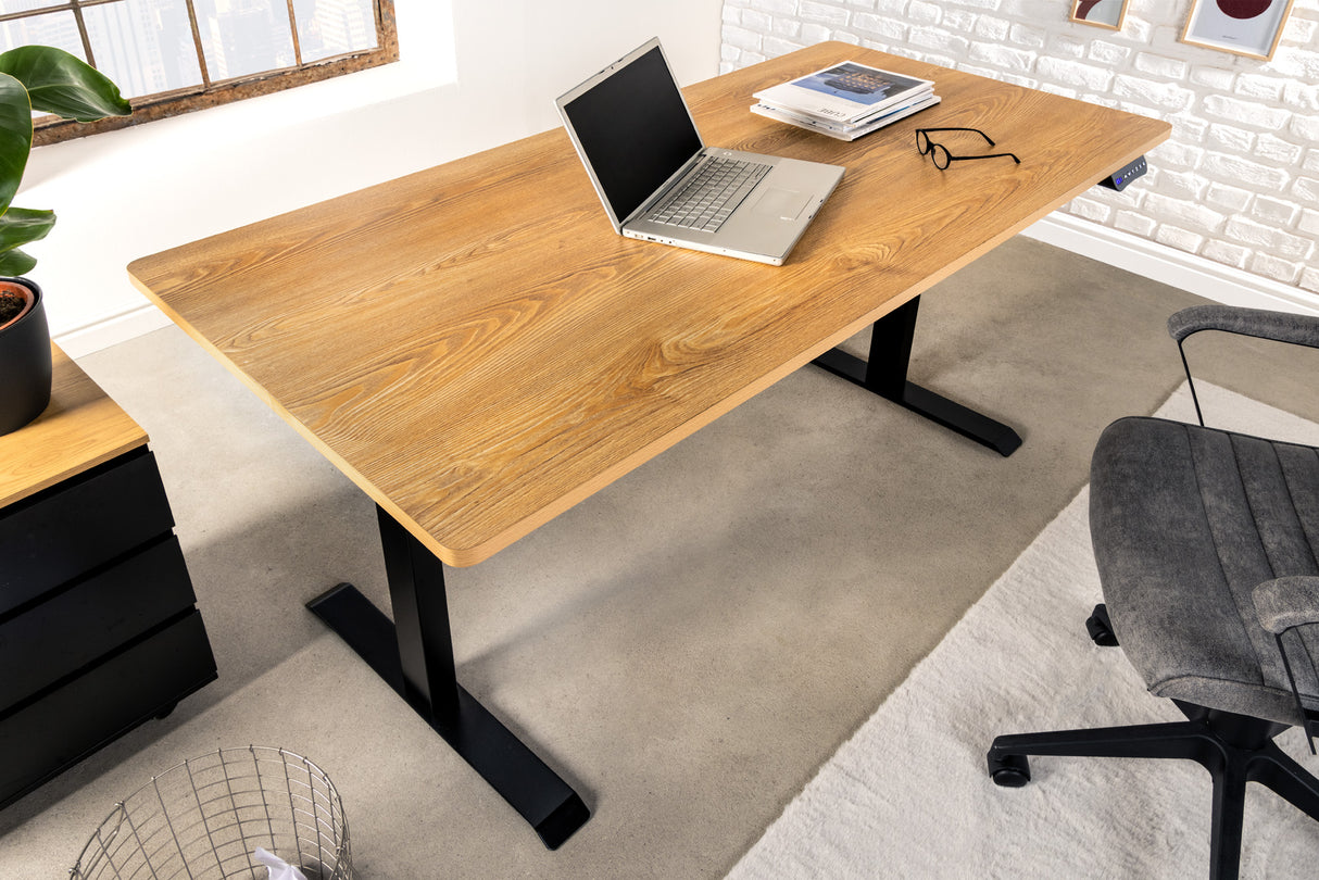 Büroschreibtisch OAK DESK 160cm höhenverstellbar