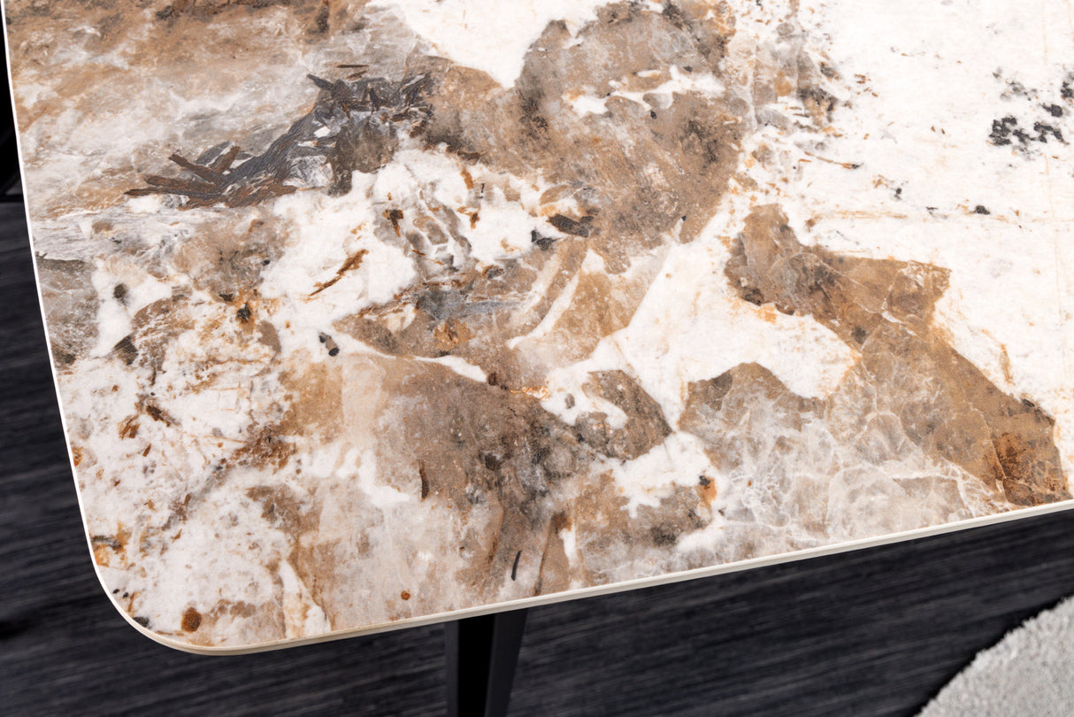 Dining table MILANO 180cm ceramic natural stone look