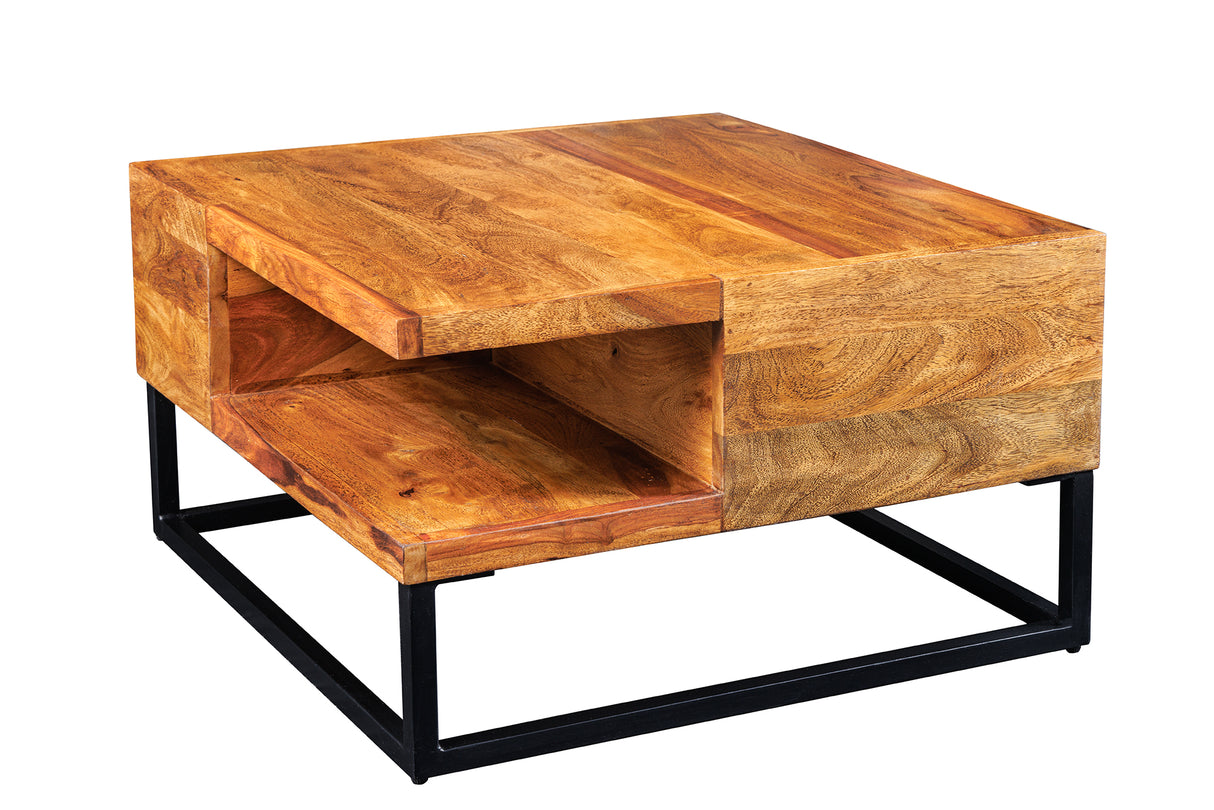 Couchtisch GIANT 60cm Sheesham Steinoptik