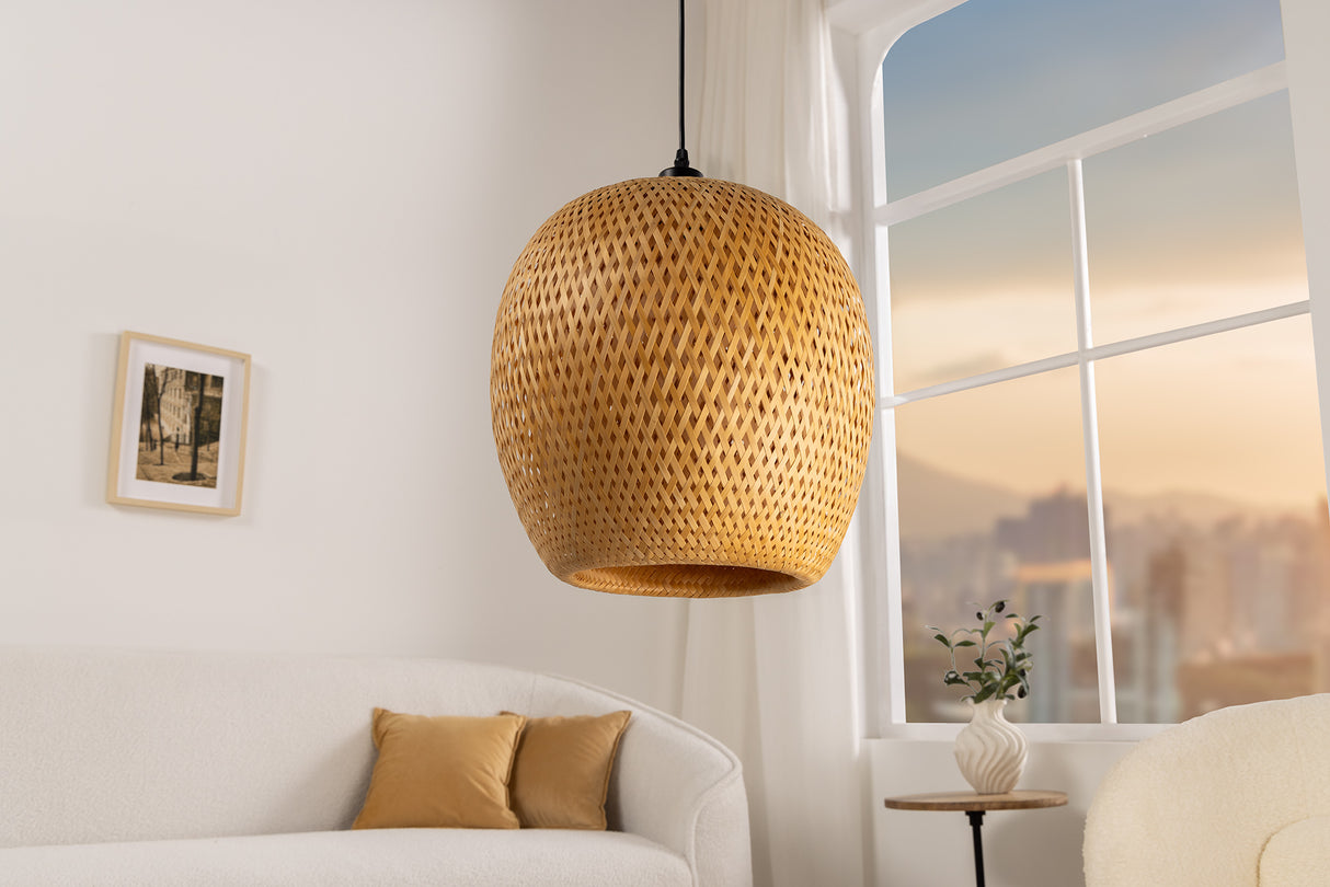 Pendant lamp ORGANIC LIVING 35cm natural bamboo