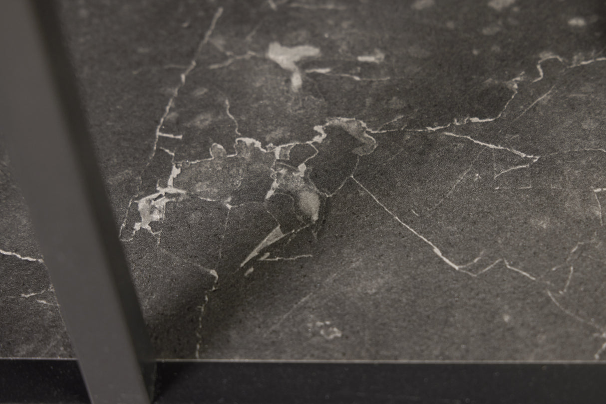 Shelf SLIM LINE 185x77cm marble look anthracite